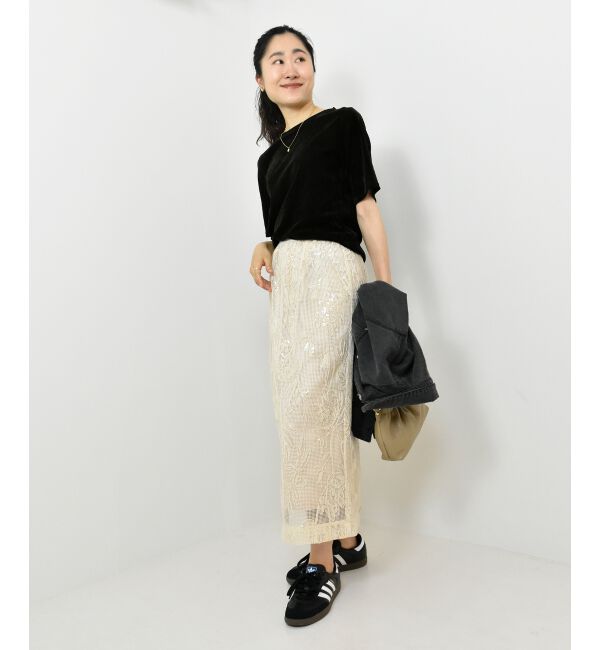  「シアーベロアTシャツ」|Tシャツ・カットソー|