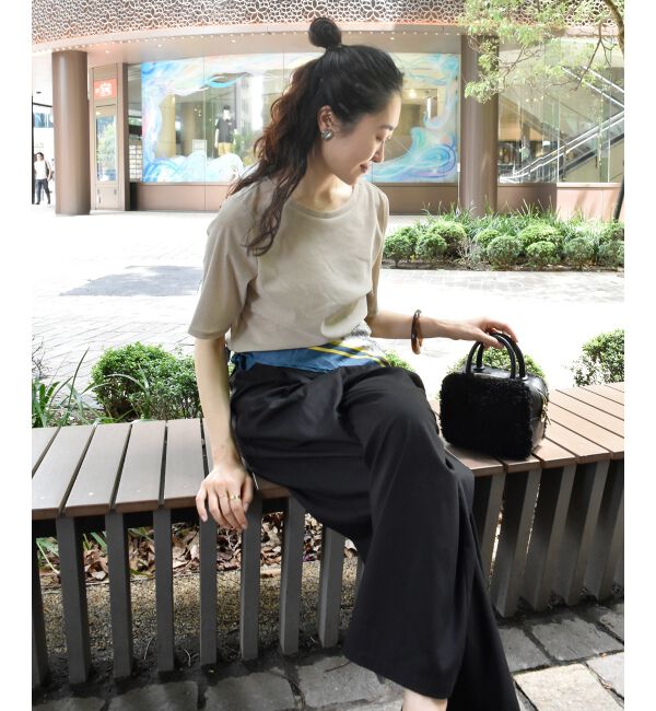  「シアーベロアTシャツ」|Tシャツ・カットソー|