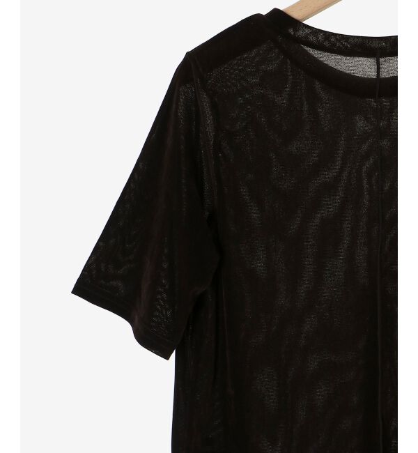  「シアーベロアTシャツ」|Tシャツ・カットソー|