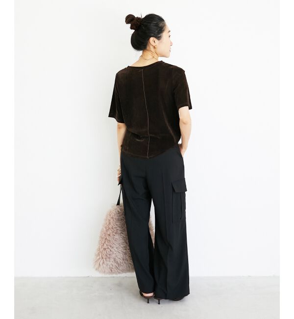  「シアーベロアTシャツ」|Tシャツ・カットソー|