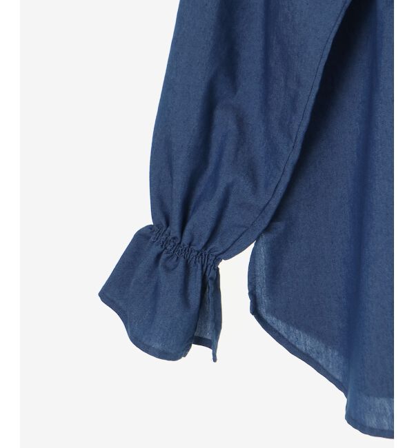  「デニムボウタイブラウス」|シャツ・ブラウス|