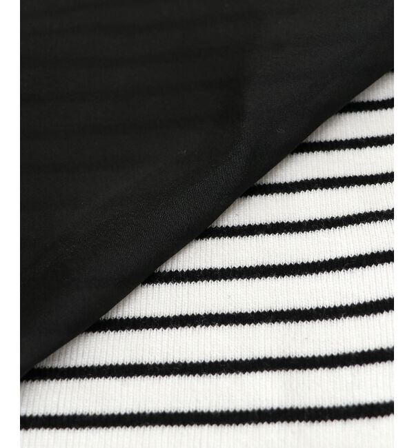 MAJESTICLEGON「肩フリルシアースリーブニット」|ニット・セーター|