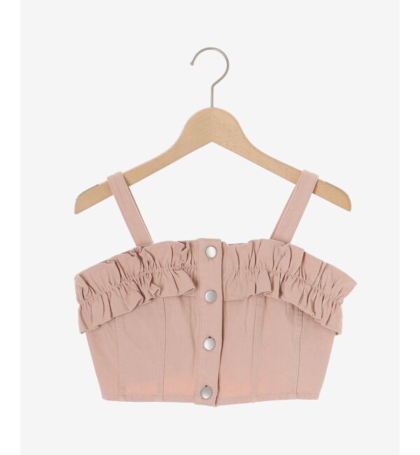 MAJESTICLEGON「マルチwayフリルデニムビスチェ」|キャミソール|