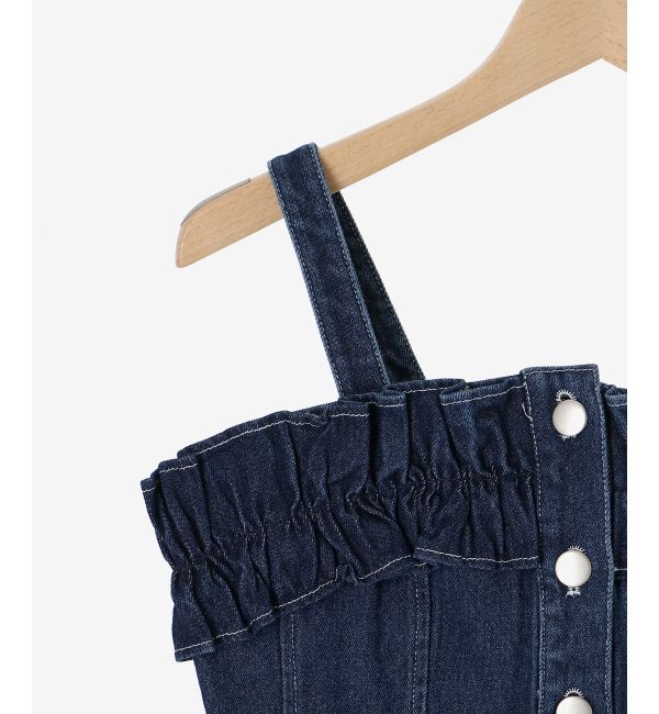 MAJESTICLEGON「マルチwayフリルデニムビスチェ」|キャミソール|