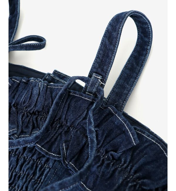 MAJESTICLEGON「マルチwayフリルデニムビスチェ」|キャミソール|