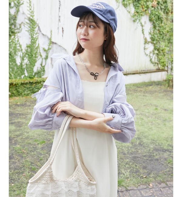  「オープンショルダーショートシャツ」|シャツ・ブラウス|