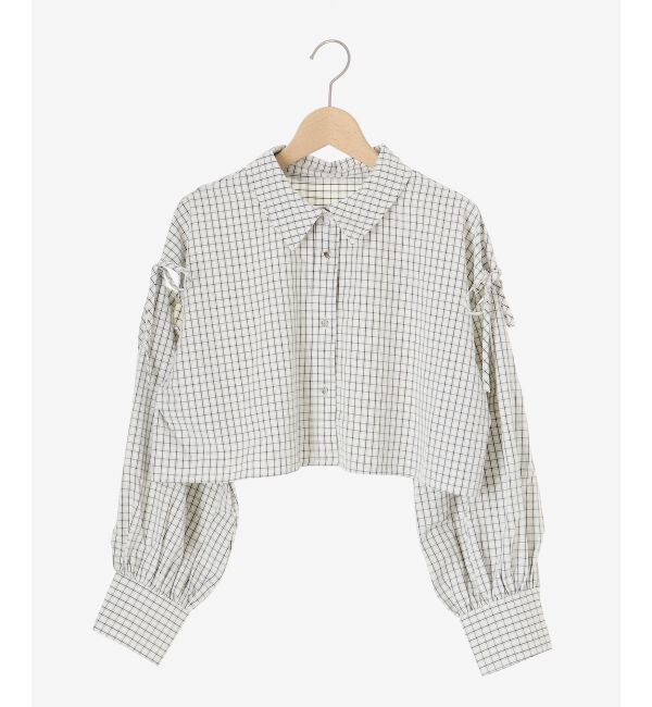  「オープンショルダーショートシャツ」|シャツ・ブラウス|