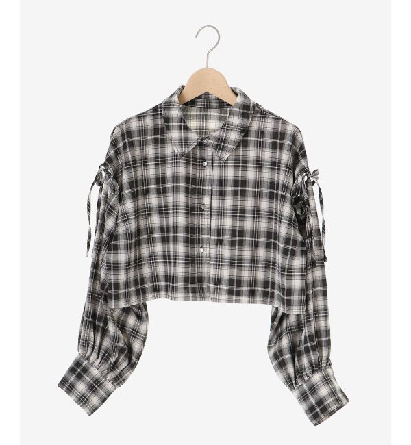  「オープンショルダーショートシャツ」|シャツ・ブラウス|