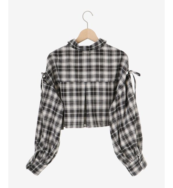  「オープンショルダーショートシャツ」|シャツ・ブラウス|