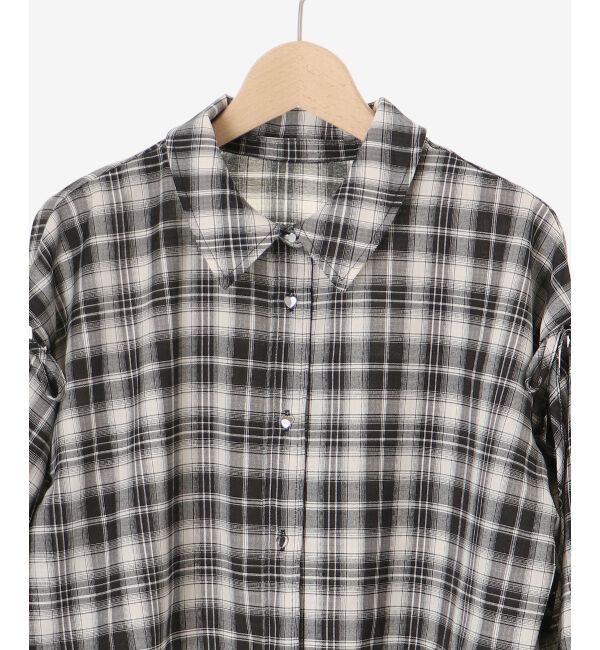  「オープンショルダーショートシャツ」|シャツ・ブラウス|