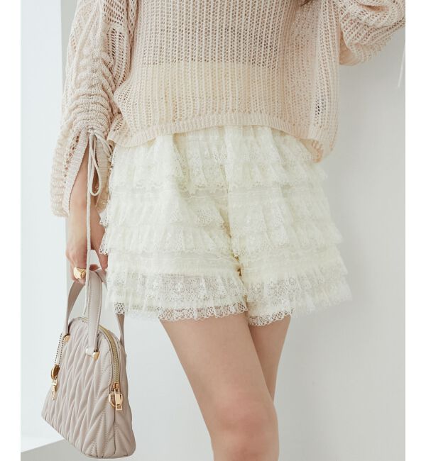  「レースティアードショートパンツ」|その他|