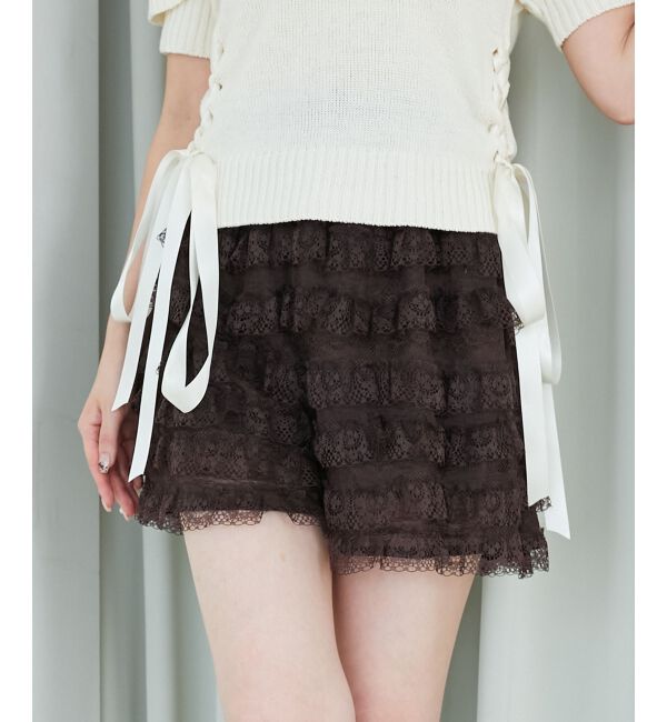  「レースティアードショートパンツ」|その他|