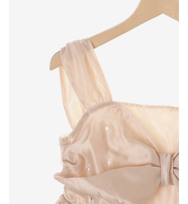  「キラキラビジューリボンビスチェ」|キャミソール|