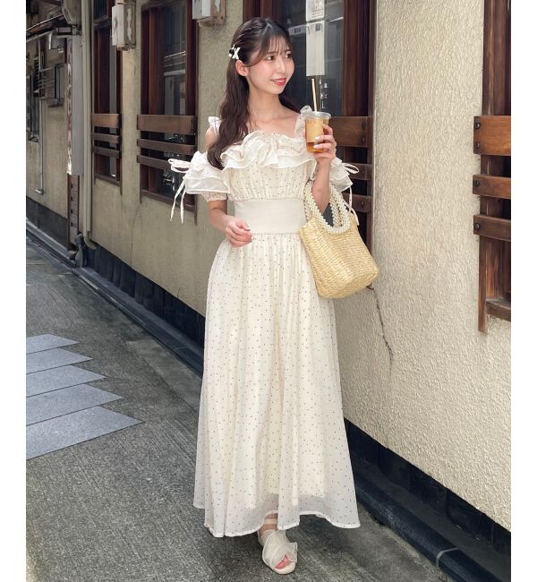  「ミルフィーユフリルコルセットワンピース」|ワンピース|