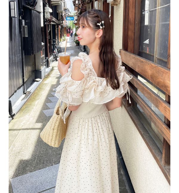  「ミルフィーユフリルコルセットワンピース」|ワンピース|