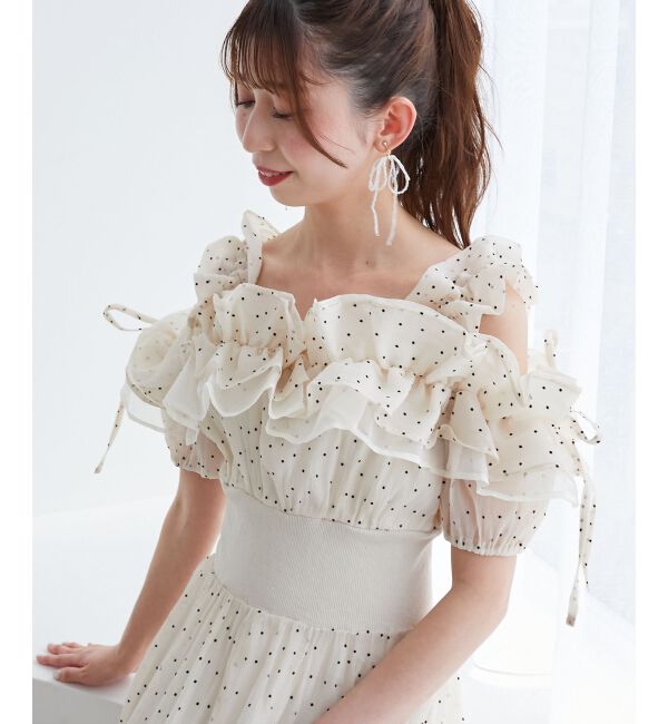  「ミルフィーユフリルコルセットワンピース」|ワンピース|