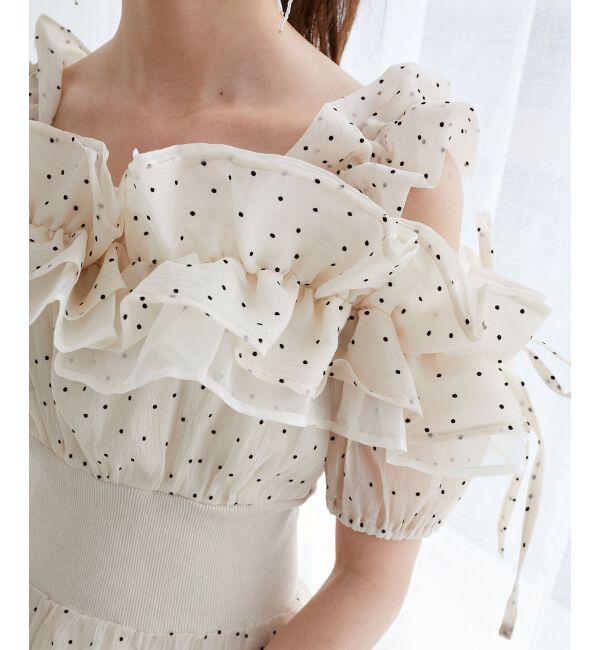  「ミルフィーユフリルコルセットワンピース」|ワンピース|