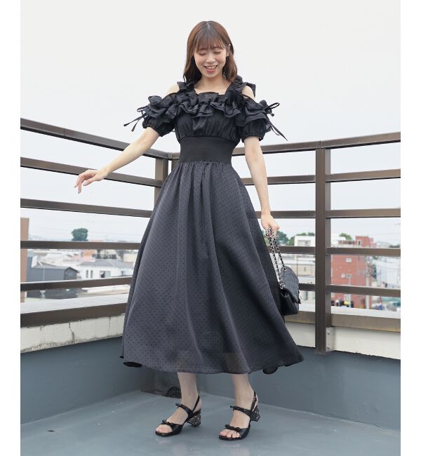  「ミルフィーユフリルコルセットワンピース」|ワンピース|