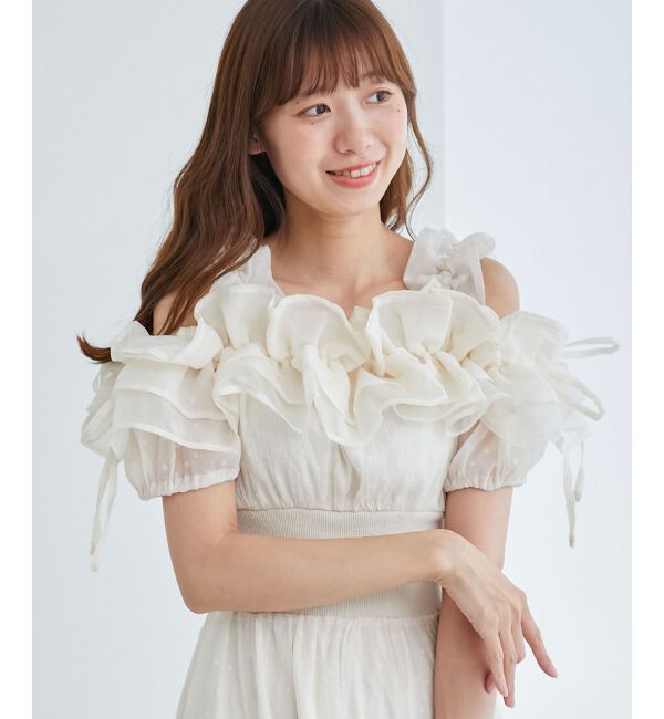  「ミルフィーユフリルコルセットワンピース」|ワンピース|
