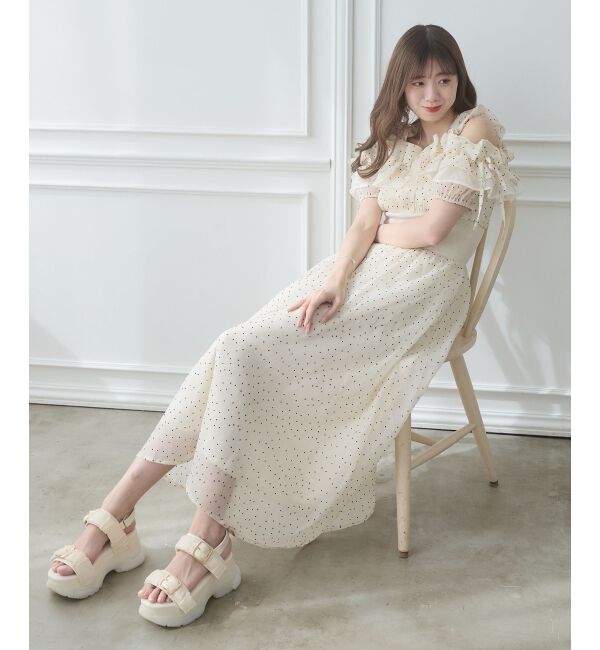  「ミルフィーユフリルコルセットワンピース」|ワンピース|