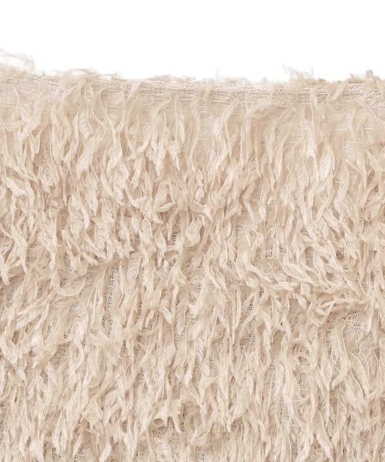 earth music&ecology「ベロアリボンフェザービスチェ」|ベスト・ジレ|