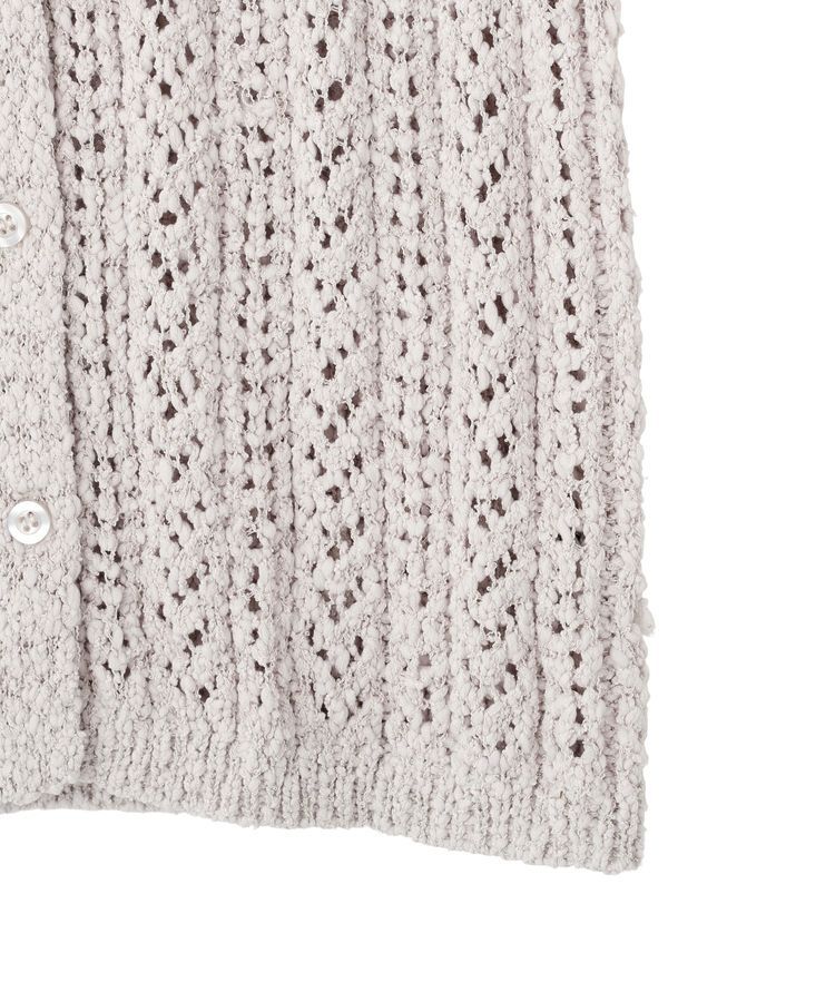 earth music&ecology「透かし編みニットキャミビスチェ」|ベスト・ジレ|