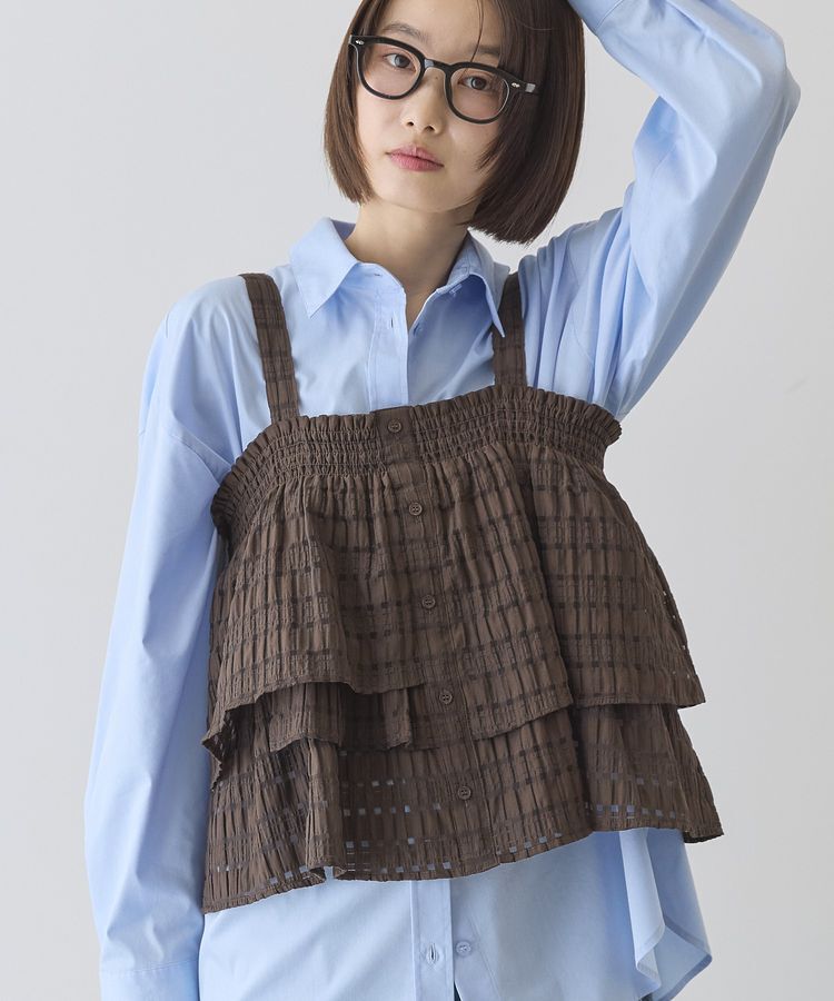 AMERICAN HOLIC「シアーチェックビスチェ」|ベスト・ジレ|