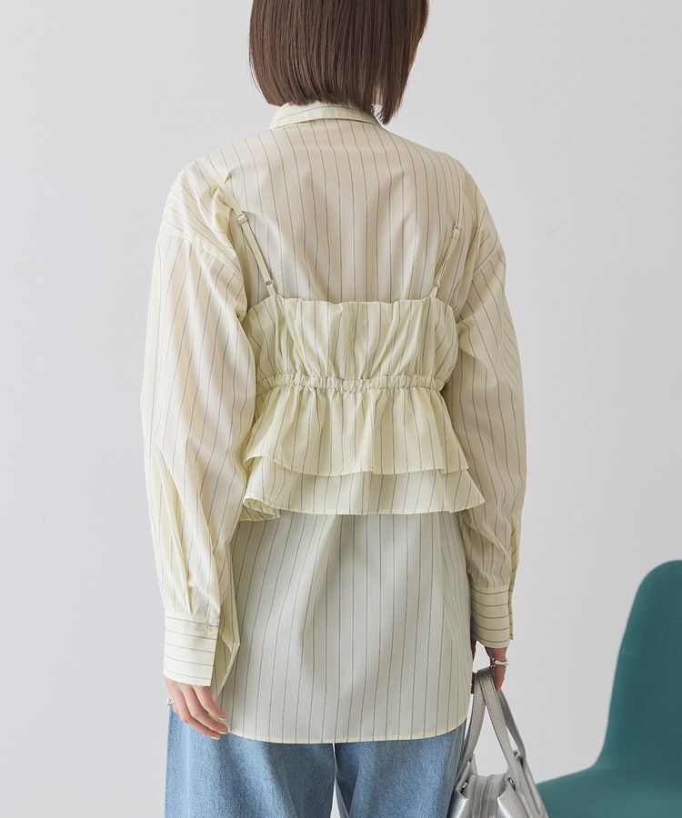 AMERICAN HOLIC「【2点セット・イージーケア】ビスチェ＋シャツ」|シャツ・ブラウス|