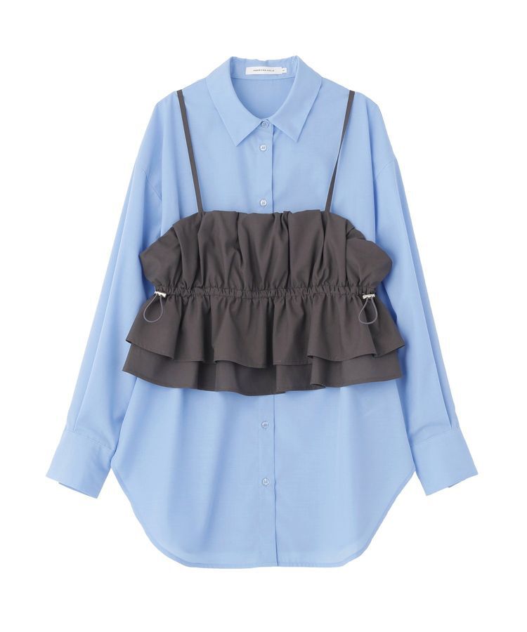 AMERICAN HOLIC「【2点セット・イージーケア】ビスチェ＋シャツ」|シャツ・ブラウス|