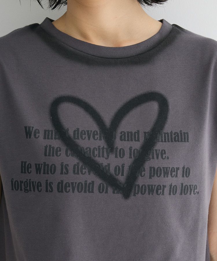 Green Parks「・swing by ハートロゴフレンチTEE」|Tシャツ・カットソー|