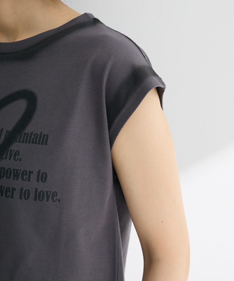 Green Parks「・swing by ハートロゴフレンチTEE」|Tシャツ・カットソー|