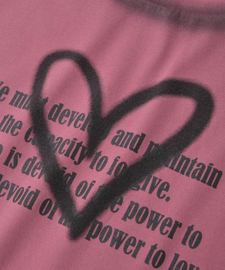 Green Parks「・swing by ハートロゴフレンチTEE」|Tシャツ・カットソー|