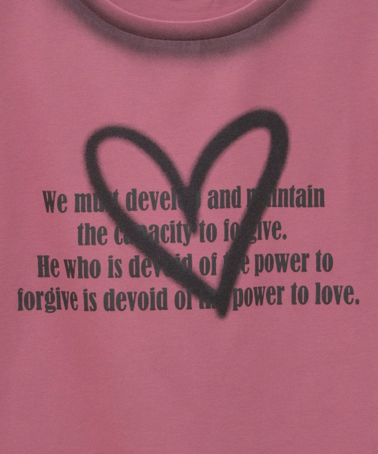 Green Parks「・swing by ハートロゴフレンチTEE」|Tシャツ・カットソー|