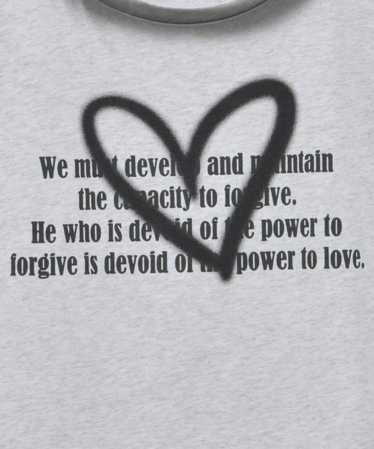 Green Parks「・swing by ハートロゴフレンチTEE」|Tシャツ・カットソー|