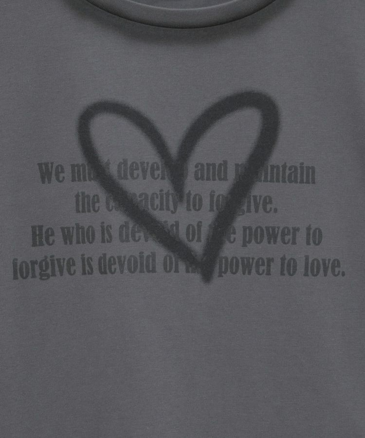 Green Parks「・swing by ハートロゴフレンチTEE」|Tシャツ・カットソー|