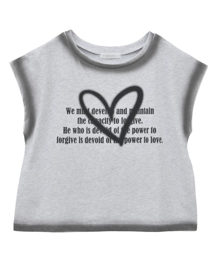 Green Parks「・swing by ハートロゴフレンチTEE」|Tシャツ・カットソー|