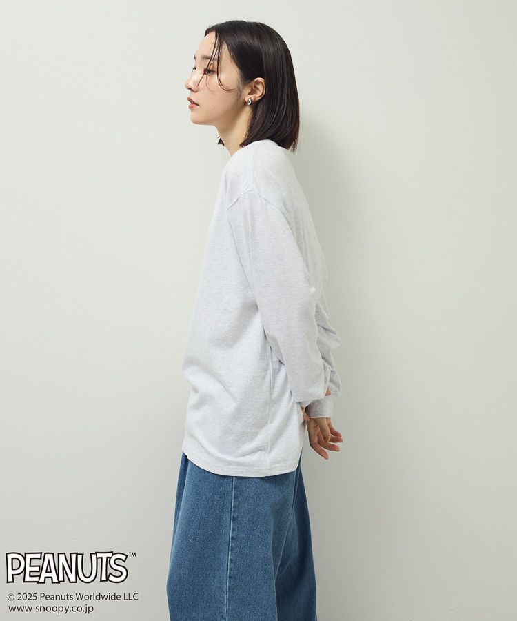 Green Parks「■PEANUTS クロスステッチロンTEE」|Tシャツ・カットソー|