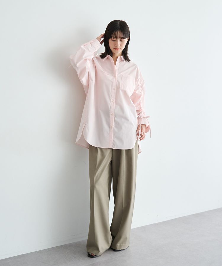 YECCA VECCA「イージーケアドロストシャツ」|シャツ・ブラウス|