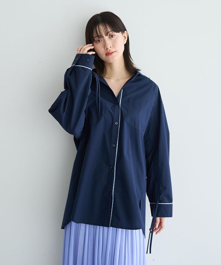 YECCA VECCA「イージーケアドロストシャツ」|シャツ・ブラウス|