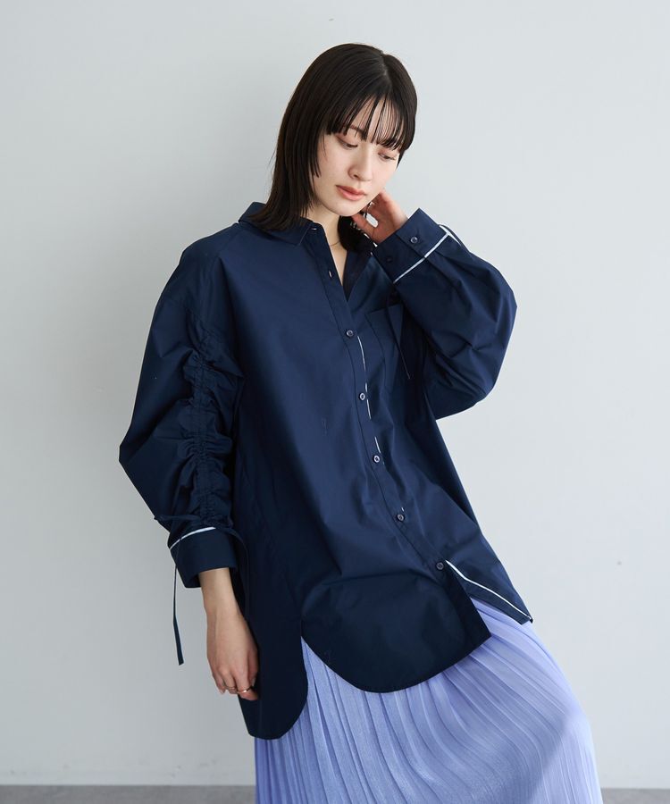 YECCA VECCA「イージーケアドロストシャツ」|シャツ・ブラウス|