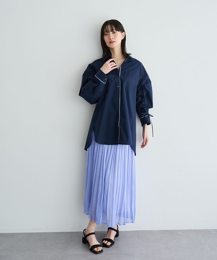 YECCA VECCA「イージーケアドロストシャツ」|シャツ・ブラウス|