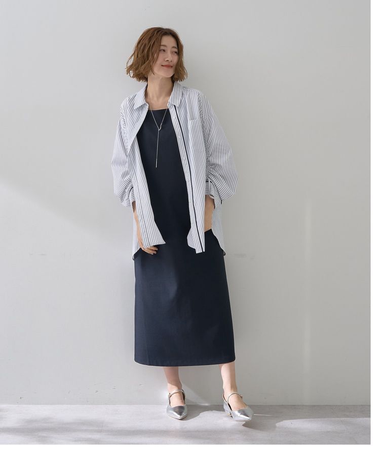 YECCA VECCA「イージーケアドロストシャツ」|シャツ・ブラウス|