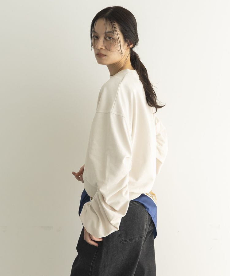 GARAGE OF GOOD CLOTHING「ミニ裏毛袖ギャザープルオーバー」|Tシャツ・カットソー|