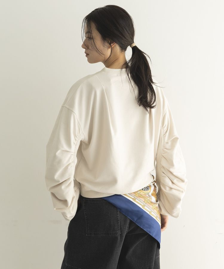 GARAGE OF GOOD CLOTHING「ミニ裏毛袖ギャザープルオーバー」|Tシャツ・カットソー|