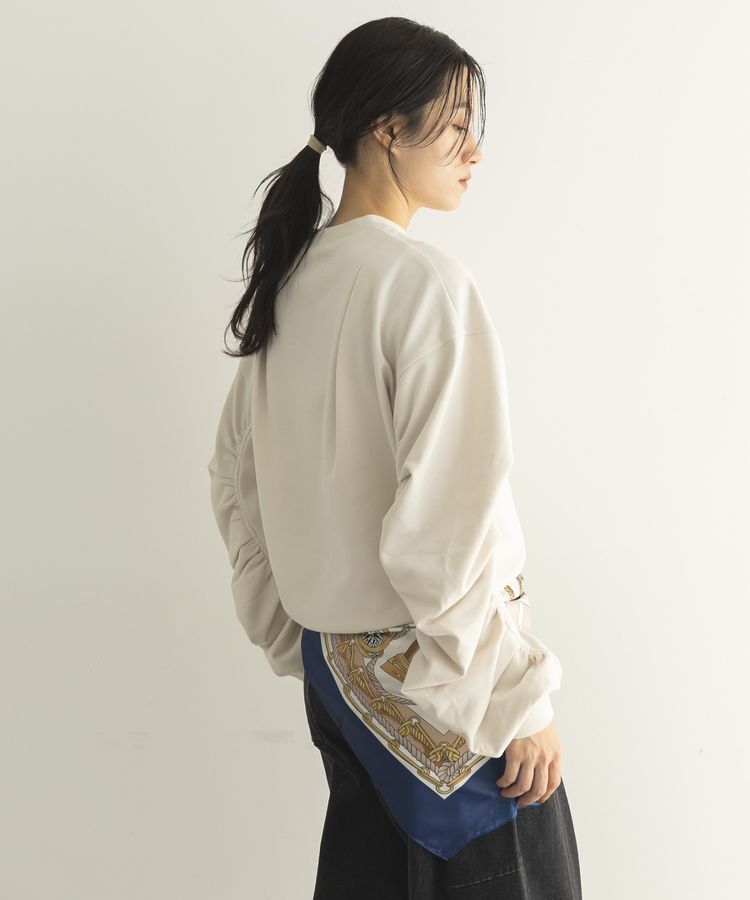 GARAGE OF GOOD CLOTHING「ミニ裏毛袖ギャザープルオーバー」|Tシャツ・カットソー|