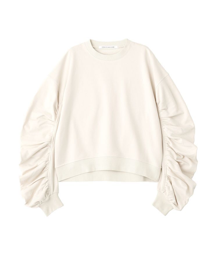 GARAGE OF GOOD CLOTHING「ミニ裏毛袖ギャザープルオーバー」|Tシャツ・カットソー|