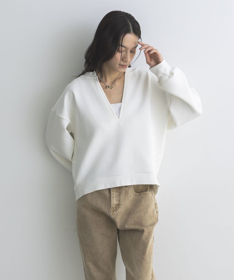 GARAGE OF GOOD CLOTHING「Vネックダンボールプルオーバー」|Tシャツ・カットソー|