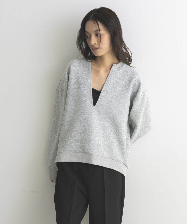 GARAGE OF GOOD CLOTHING「Vネックダンボールプルオーバー」|Tシャツ・カットソー|Gray Mixture