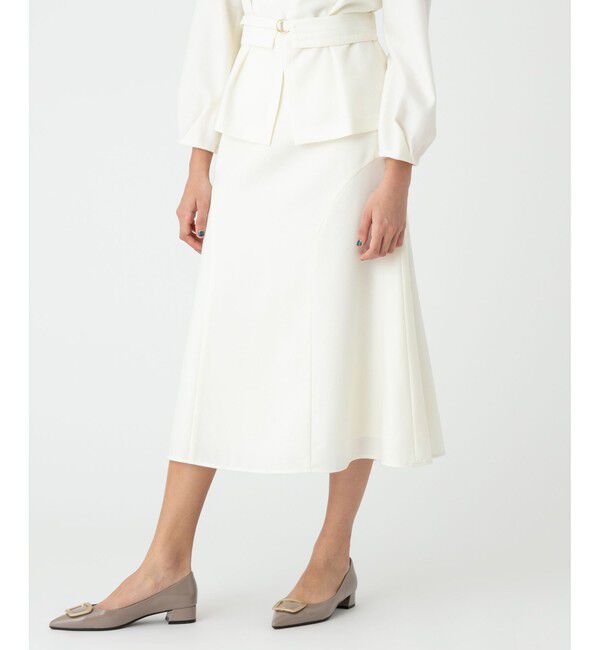 allureville「【セットアップ対応商品】Wジョーゼットソフトマーメイドスカート」|スカート|