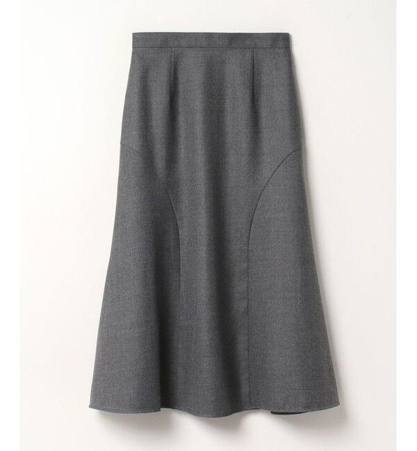 allureville「【セットアップ対応商品】Wジョーゼットソフトマーメイドスカート」|スカート|グレー